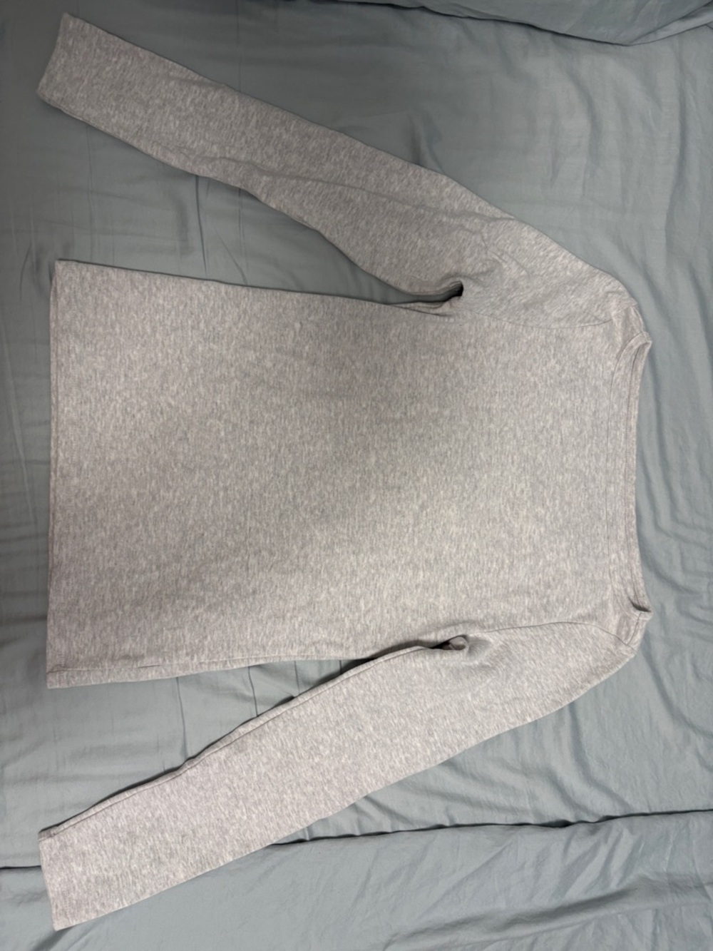 Old Navy Heather Light Gray boatneck Top
